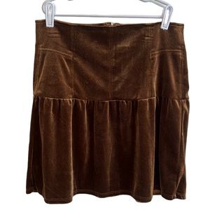NWT! gb girls velvet skirt